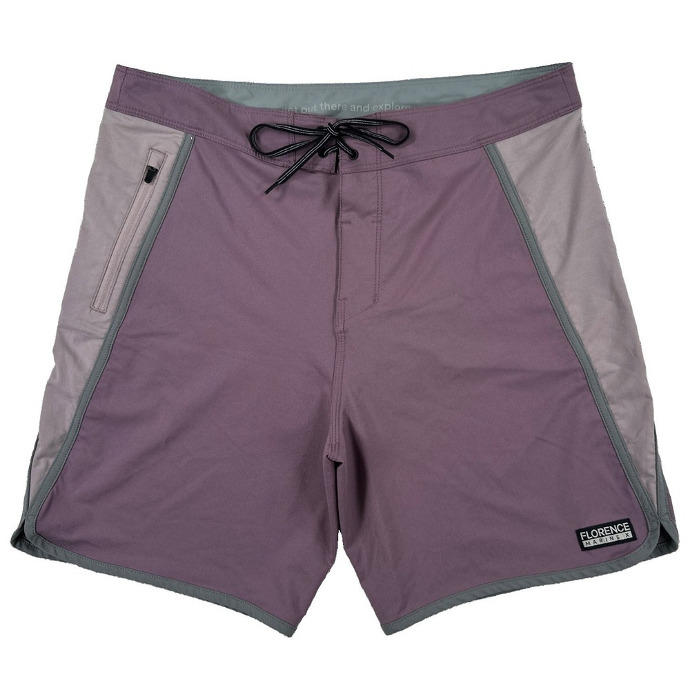 Florence Marine X Board Shorts Men's 32 Purple Swim Surf Beach